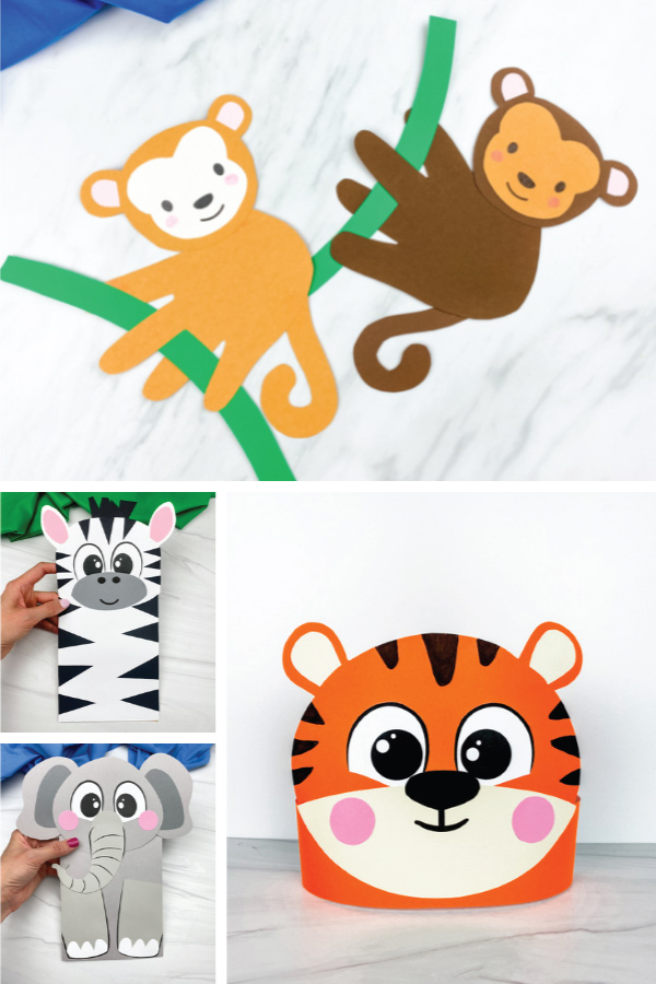 Best animal crafts for kids with templates