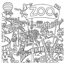 Top free printable zoo coloring pages online