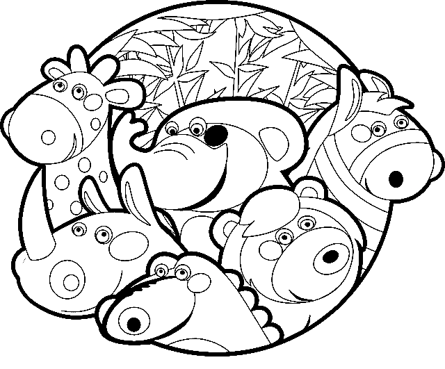 Zoo coloring pages printable for free download