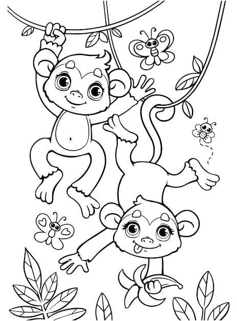 Zoo animals coloring pages images