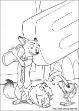 Zootopia coloring pages on coloring