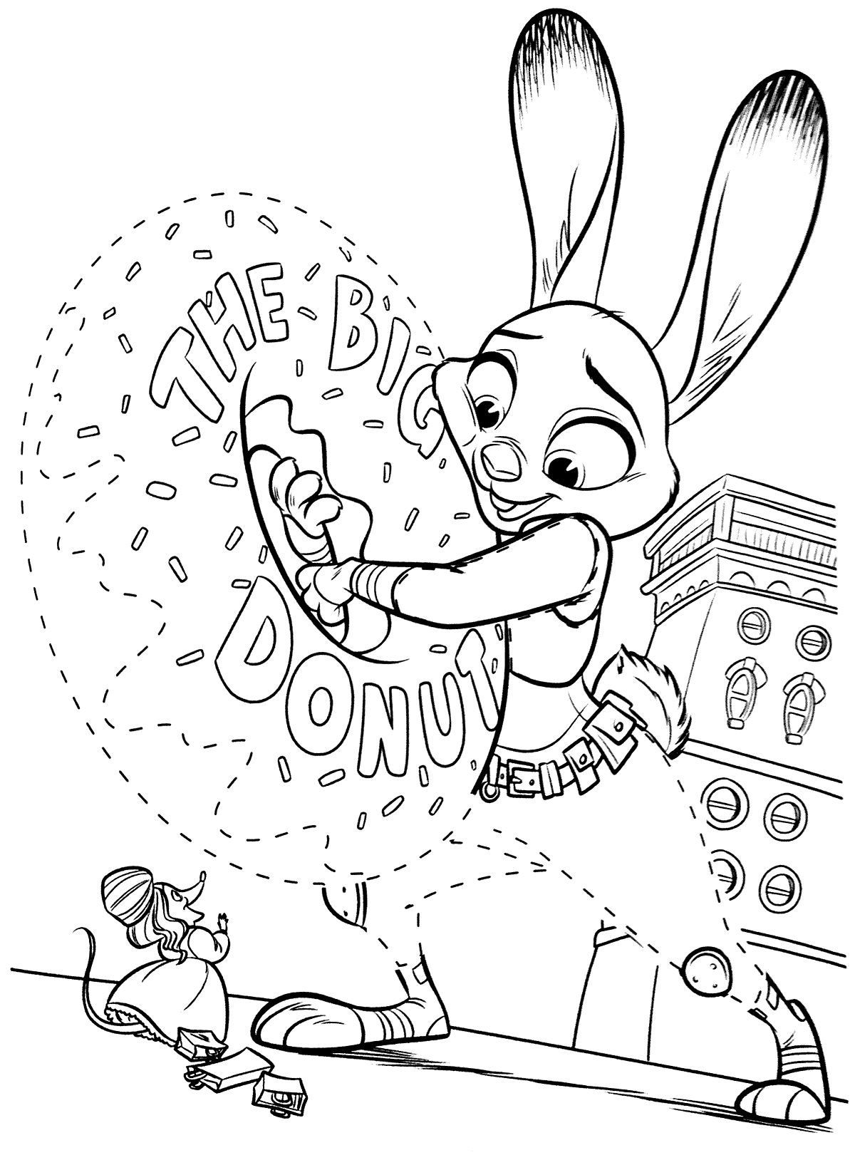 Zootopia coloring pages