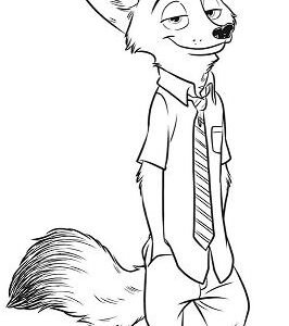 Zootopia coloring pages printable for free download