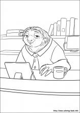 Zootopia coloring pages on coloring