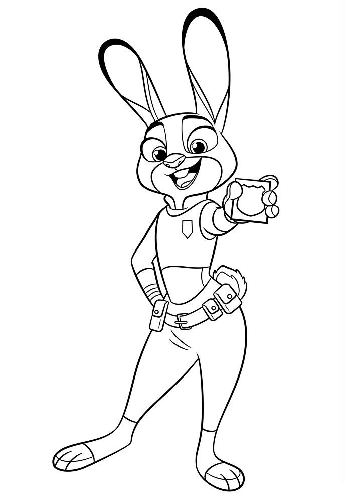 Kids under zootopia printables coloring pages