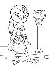 Zootopia coloring pages printable for free download