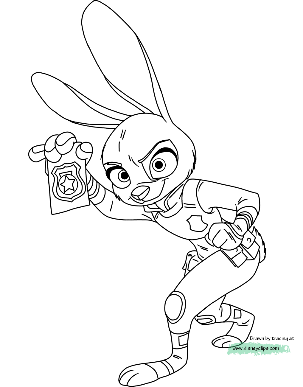 Disneys zootopia coloring pages