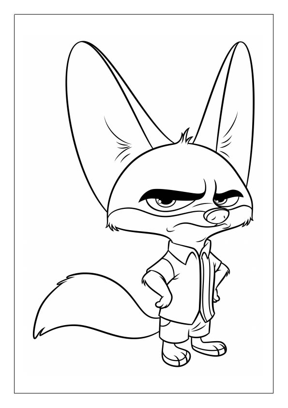 Zootopia coloring pages printable coloring sheets