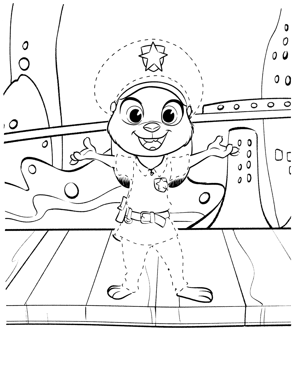 Zootopia coloring pages