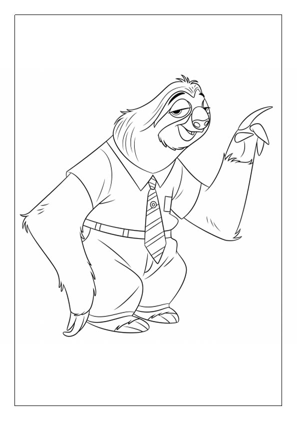 Zootopia coloring pages printable coloring sheets