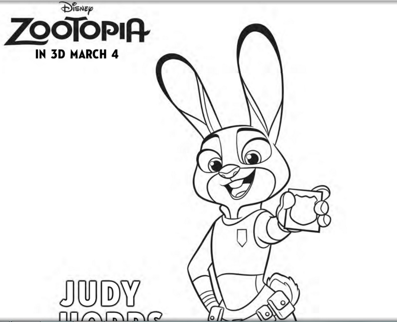 Free zootopia coloring sheets and new clips from the movie zootopia