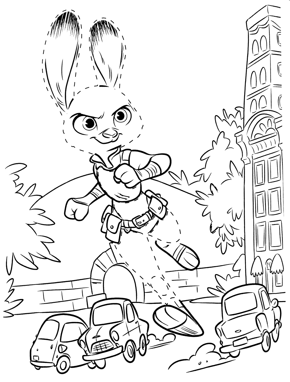 Zootopia coloring pages