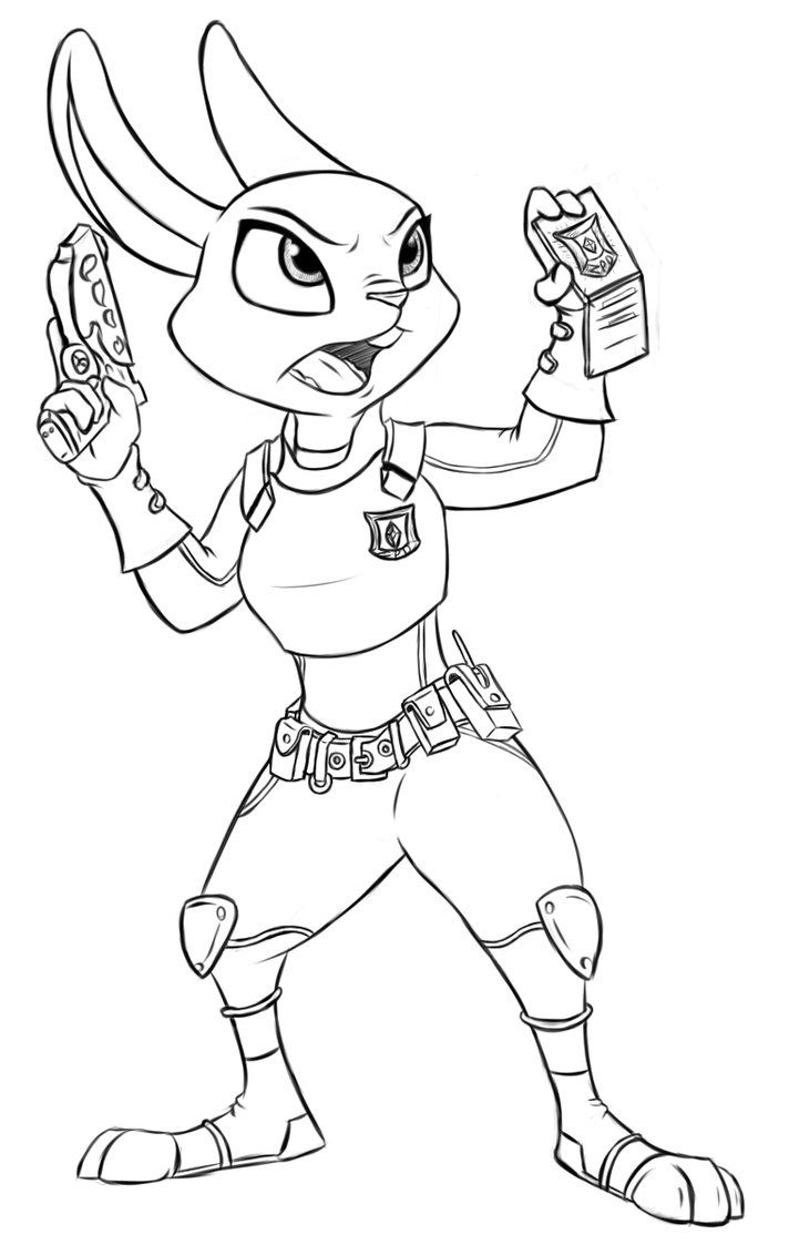 Wip authority zootopia coloring pages cat coloring book coloring pictures