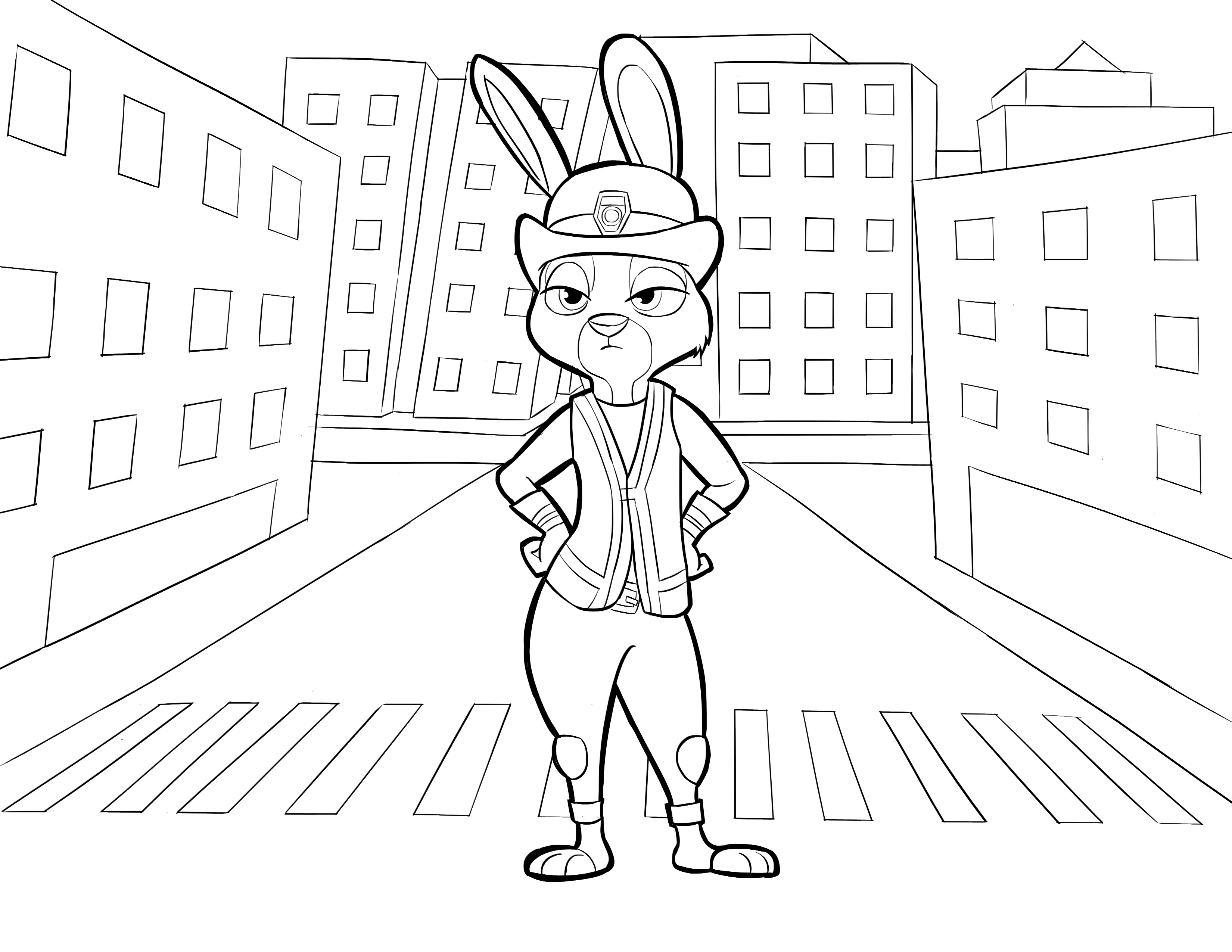 Zootopia coloring pages