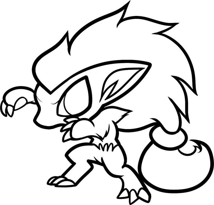 Printable zoroark coloring pages pdf