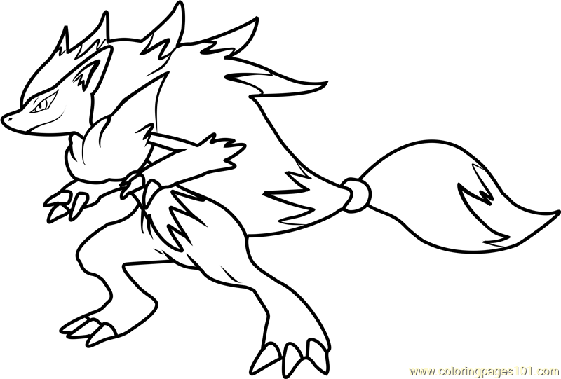 Zoroark pokemon pokemon coloring pages pokemon coloring pokemon zoroark