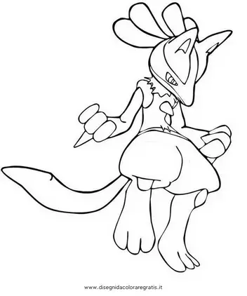 Creative lucario coloring pages for pokemon fans