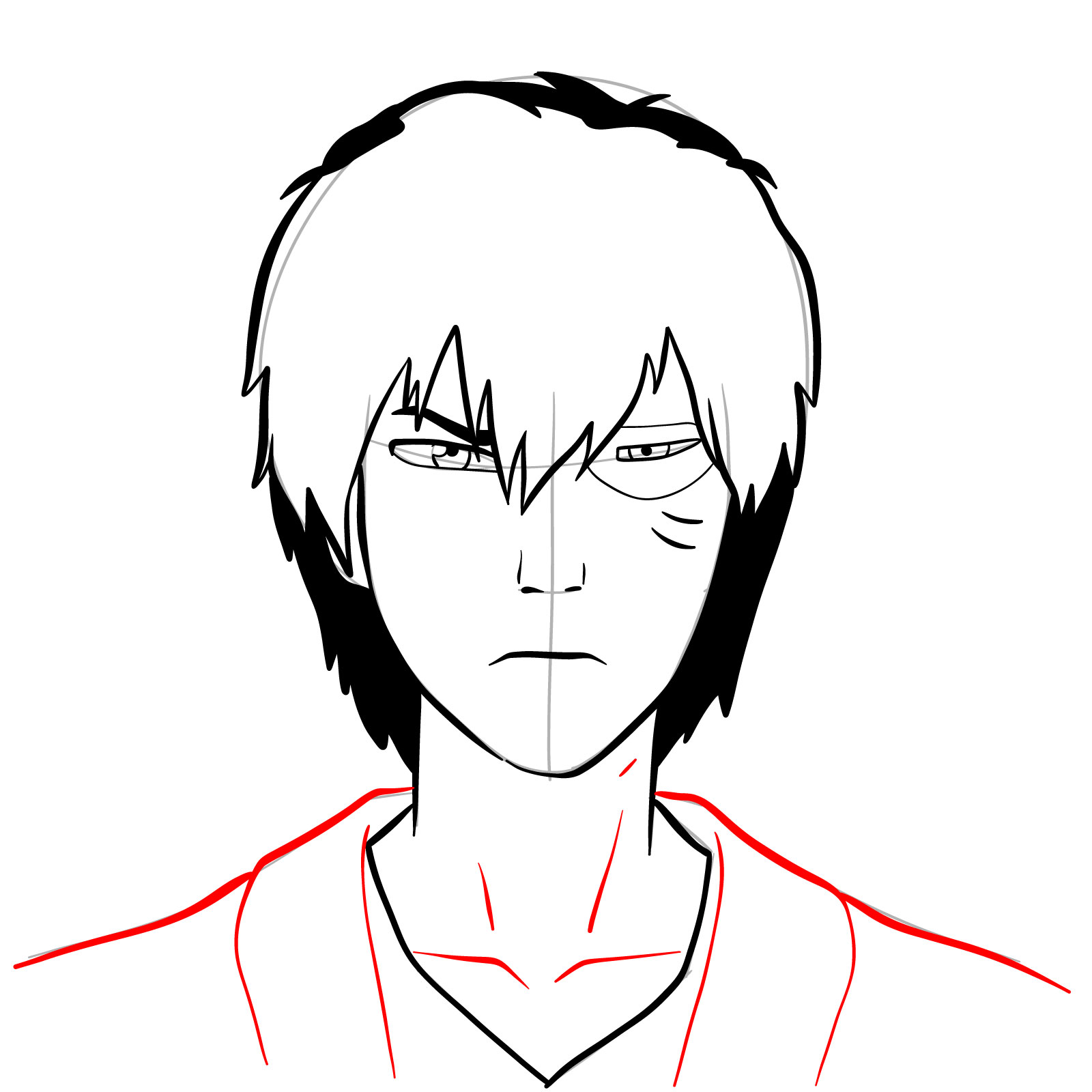 How to draw zukos face