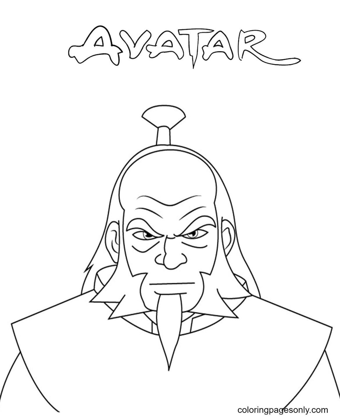 Avatar coloring pages printable for free download