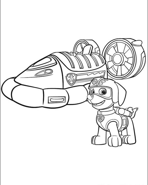 Paw patrol coloring pages