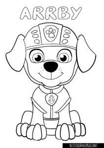 Paw patrol coloring pages