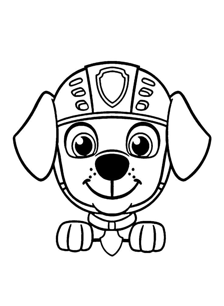 Zuma paw patrol coloring pages