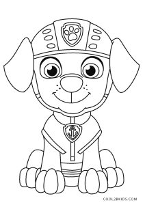 Free printable paw patrol coloring pages for kids