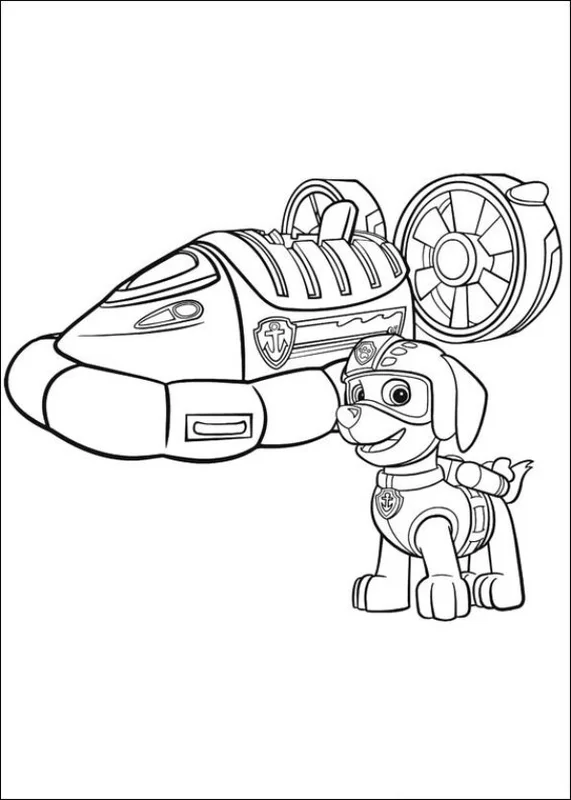 Ðï paw patrol zuma hovercraft