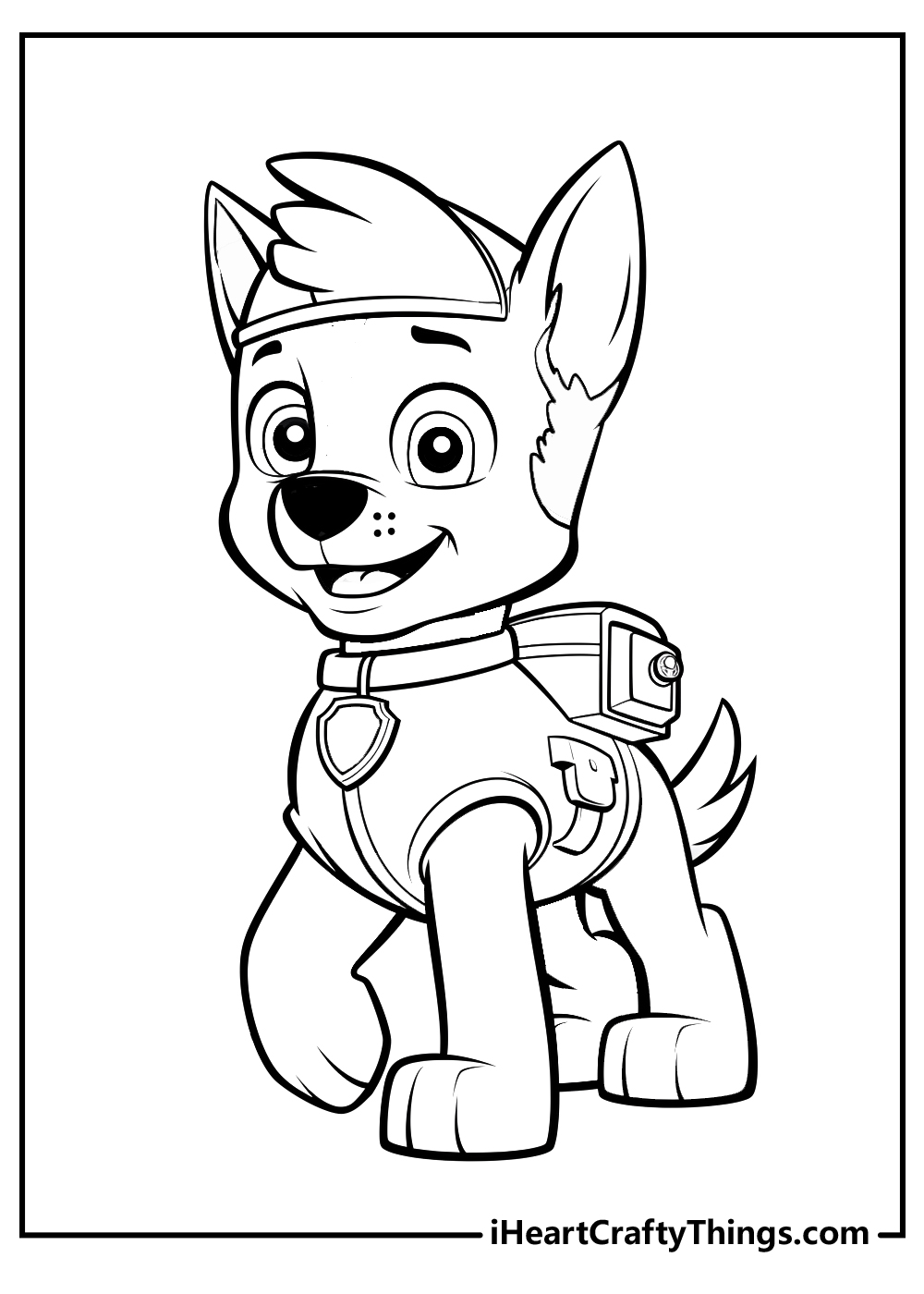 Paw patrol coloring pages free printables