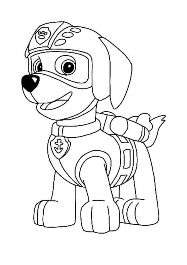 Paw patrol coloring pages