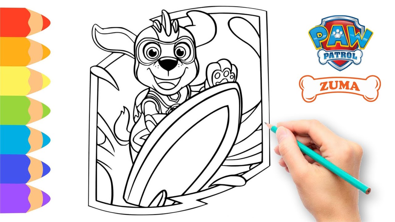 How to draw paw patrol the ovie ð drawing paw patrol zua