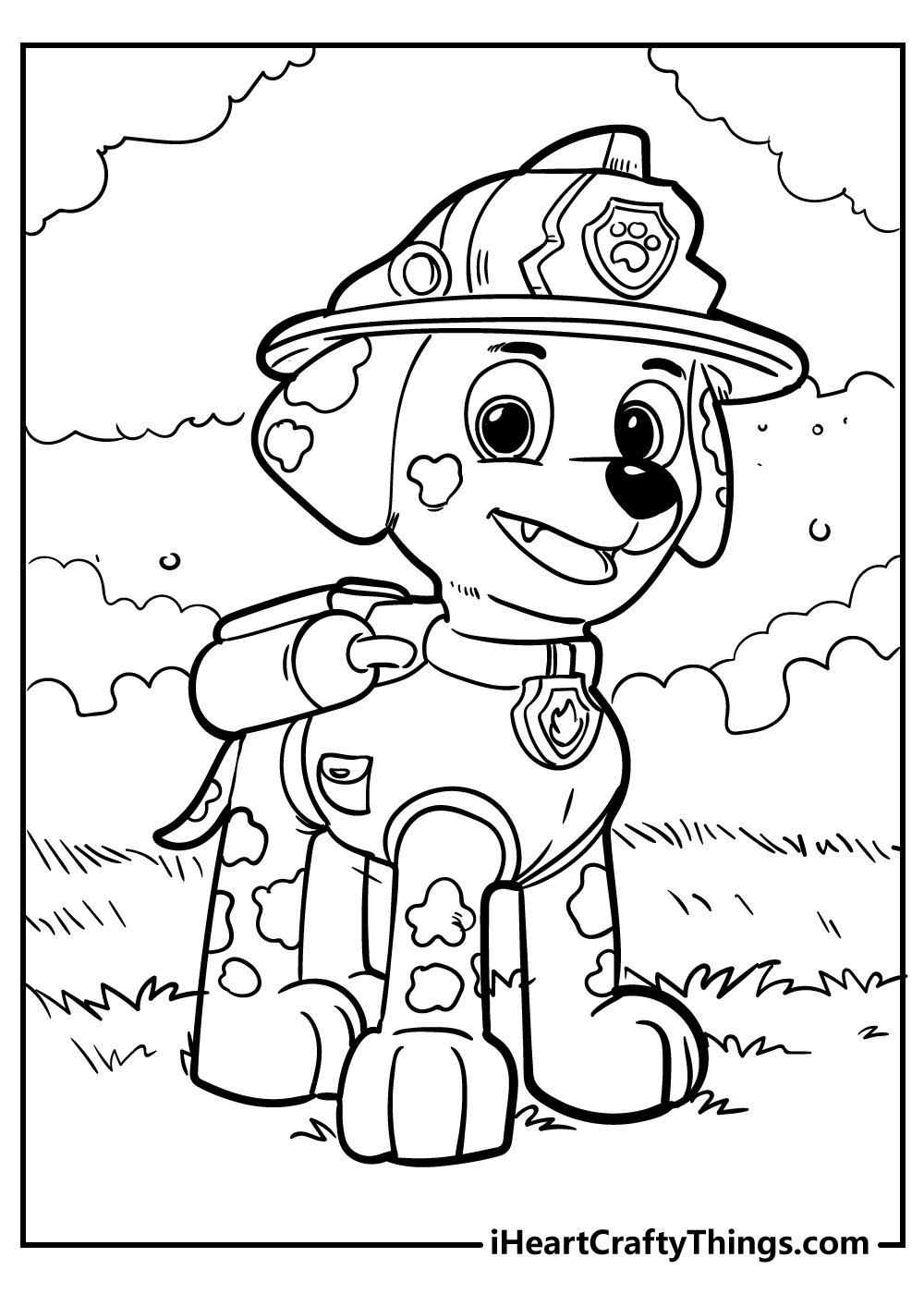 Paw patrol coloring pages free printables