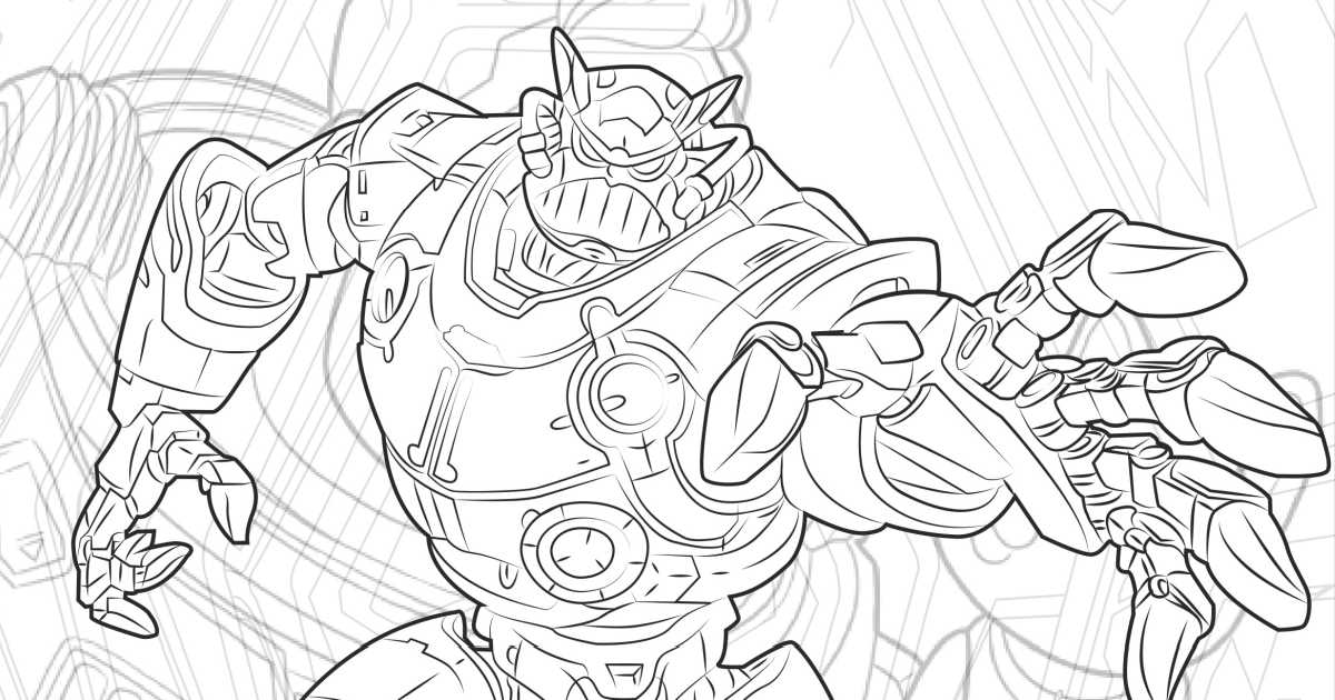 Free printable lightyear zurg coloring page