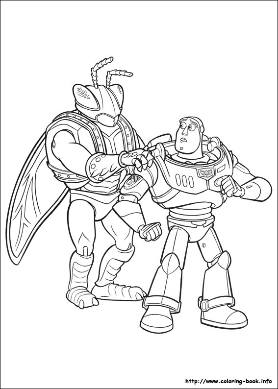 Toy story coloring picture