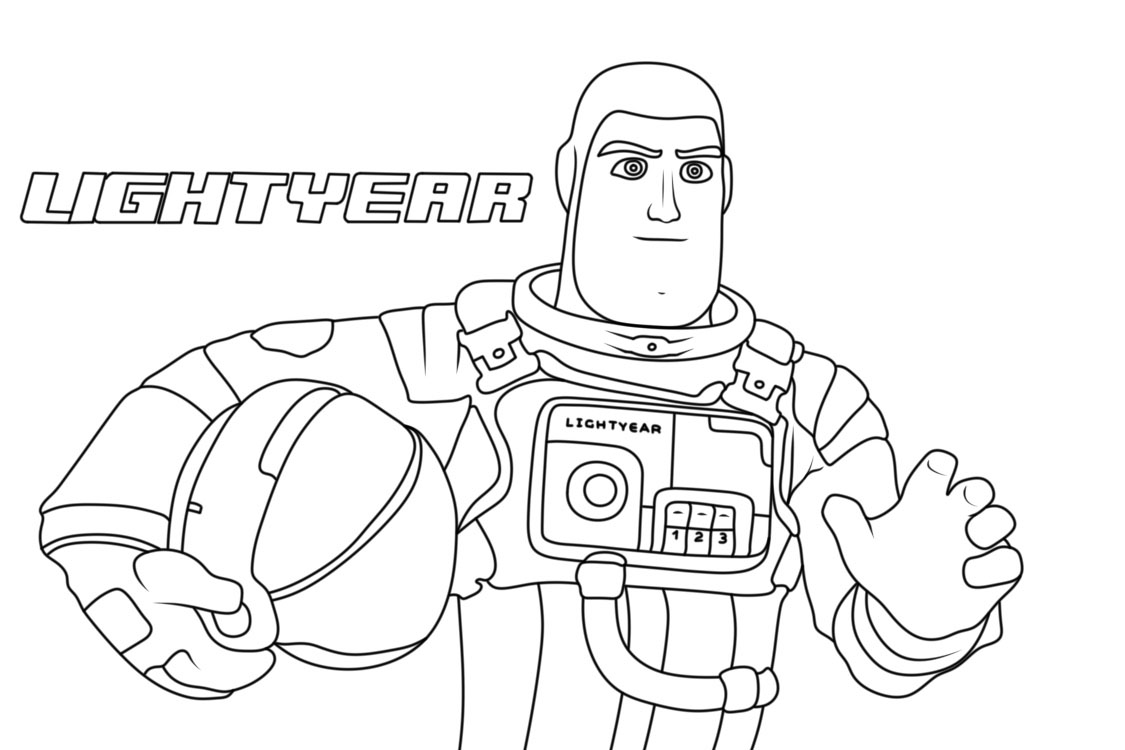 Lightyear coloring pages