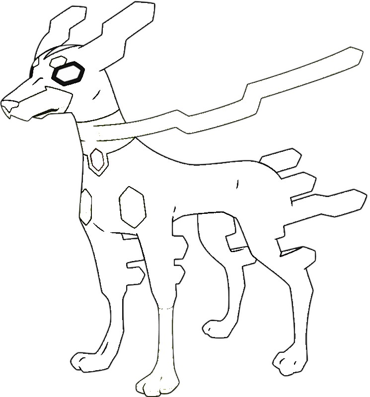 Coloring page pokãmon alternate forms pokãmon alternate form zygarde form