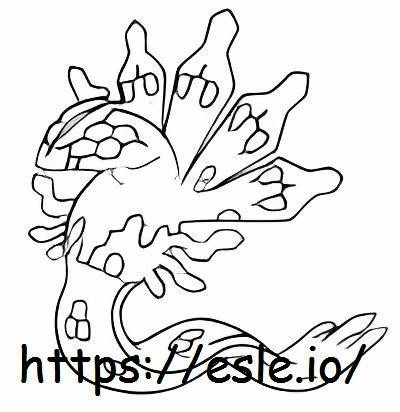 Zygarde coloring page