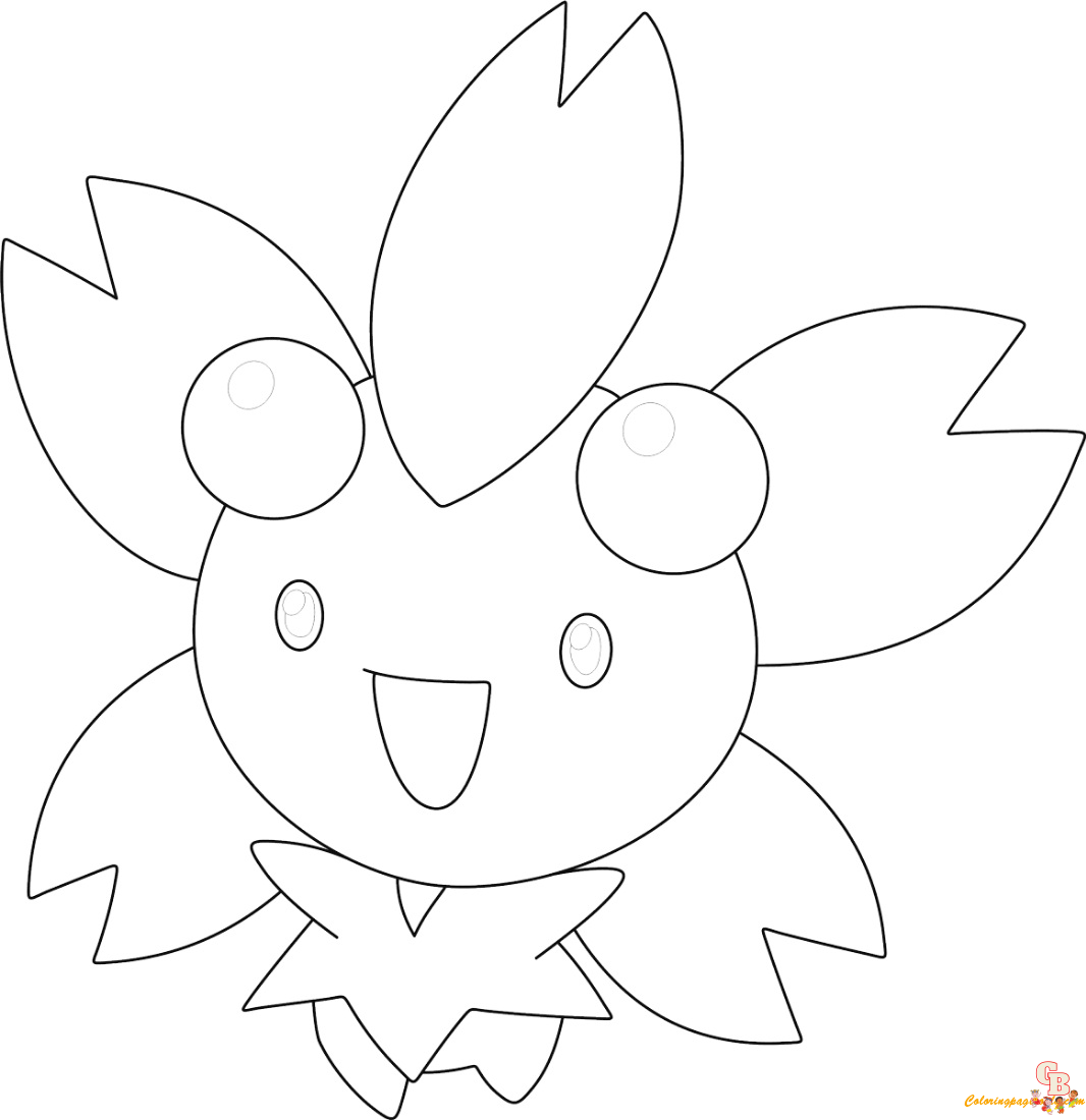 Discover the joy of pokemon cherrim coloring pages