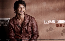 sushant singh rajput in black shirt