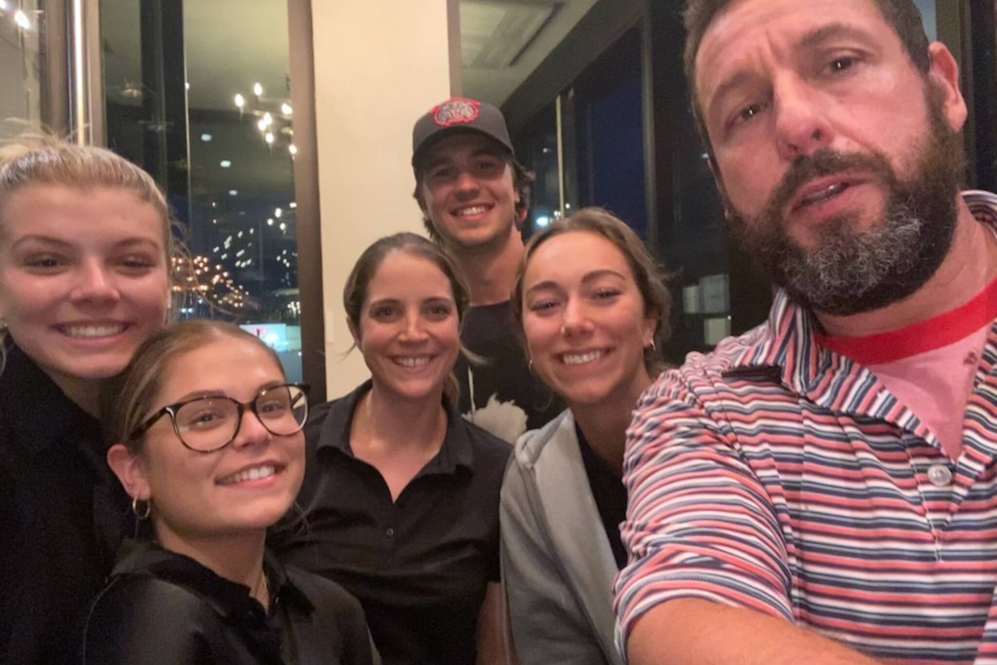 adam Sandler Spotted Eating At Guelph Milestones Restaurant For Some Reason