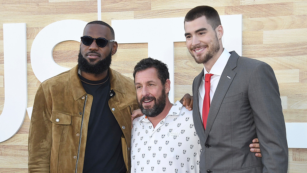 adam Sandler Talks Working With Nba Stars On Hustle Variety