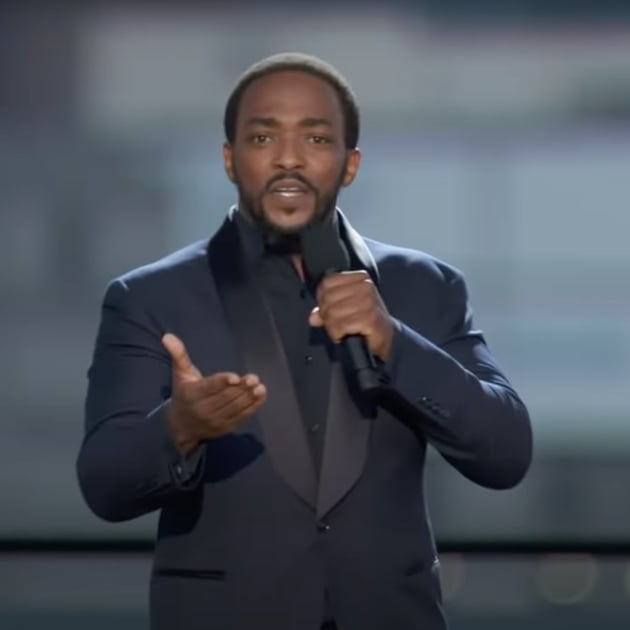 anthony Mackie Calls Out Unfair Punishment In Espys Opener Popsugar Celebrity