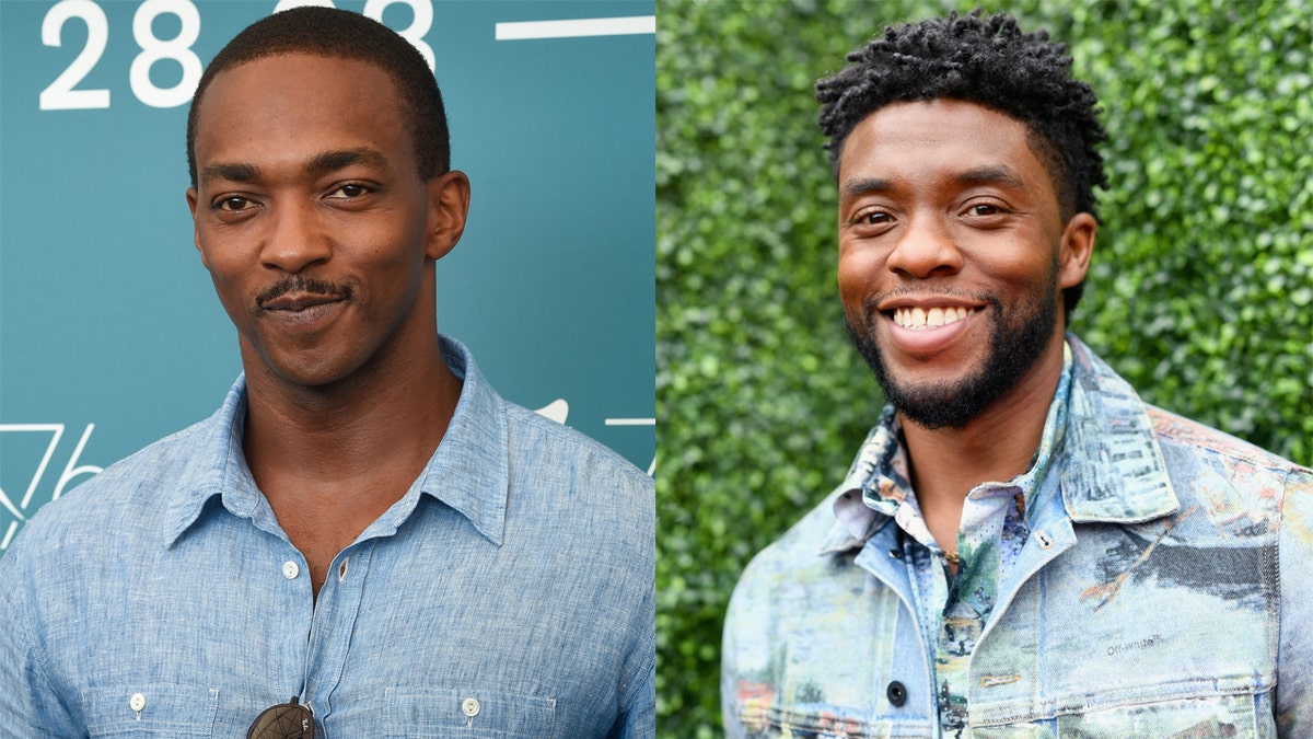 marvels Anthony Mackie On Netflix Movie Starring The Late Chadwick Boseman Too Emotional To Watch Fox News