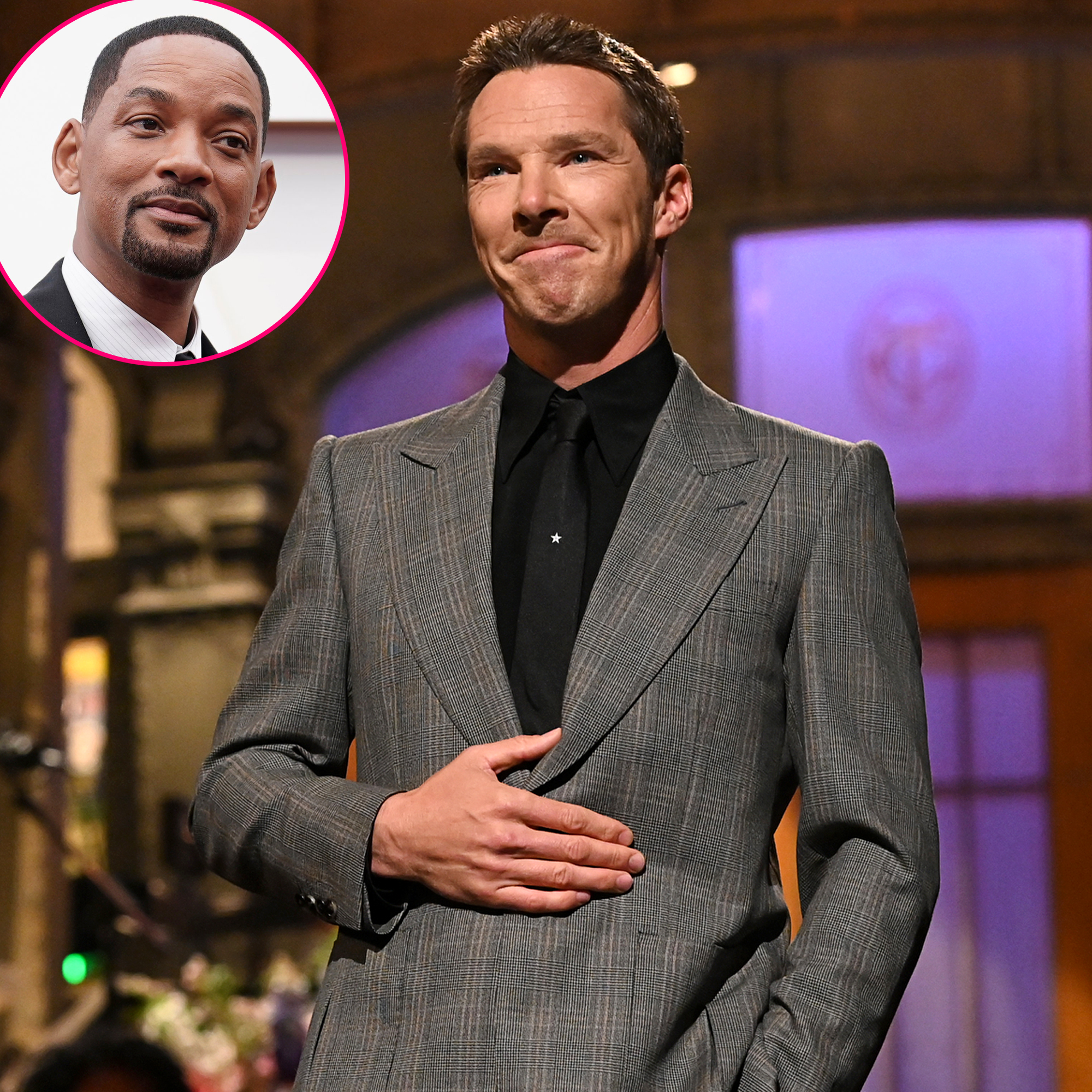 snl Benedict Cumberbatch Jokes About Will Smith Oscars Drama