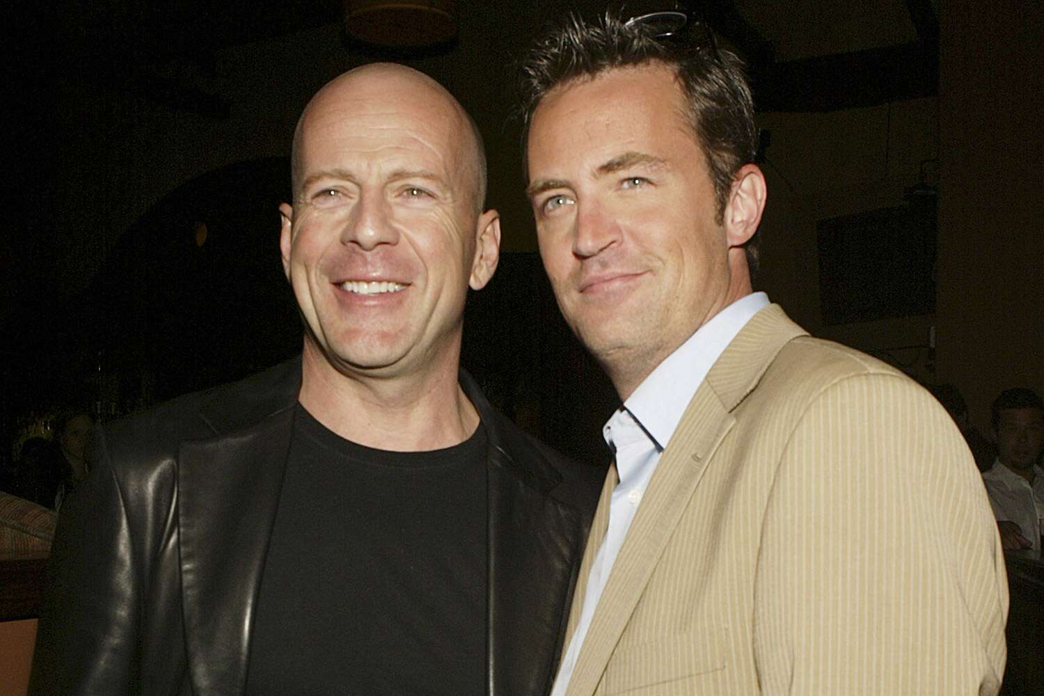 matthew Perry Calls Bruce Willis Coolest Man Ive Met In My Entire Life  Peoplecom