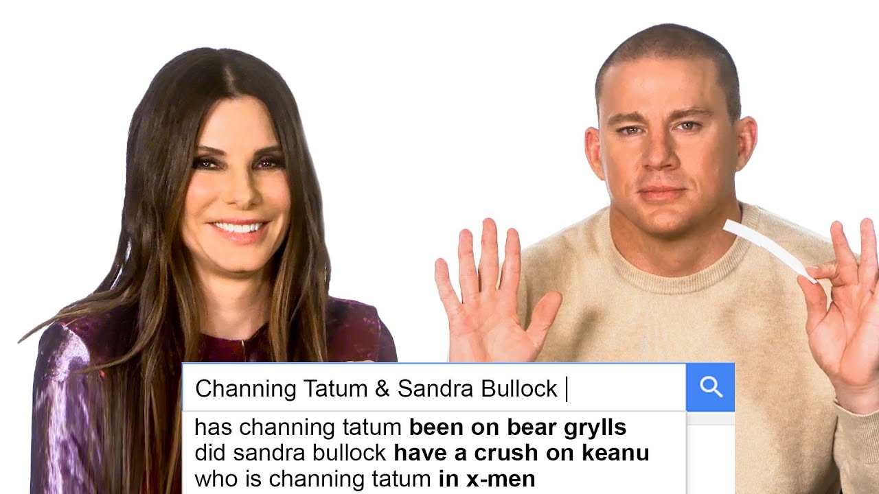 channing Tatum Sandra Bullock Answer The Webs Most Searched Questions  Wired Youtube