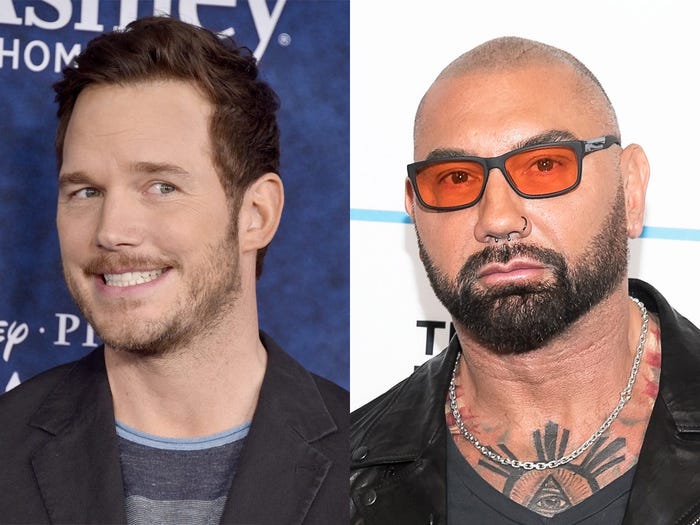 chris Pratt Once Challenged Dave Bautista To A Wrestling Match