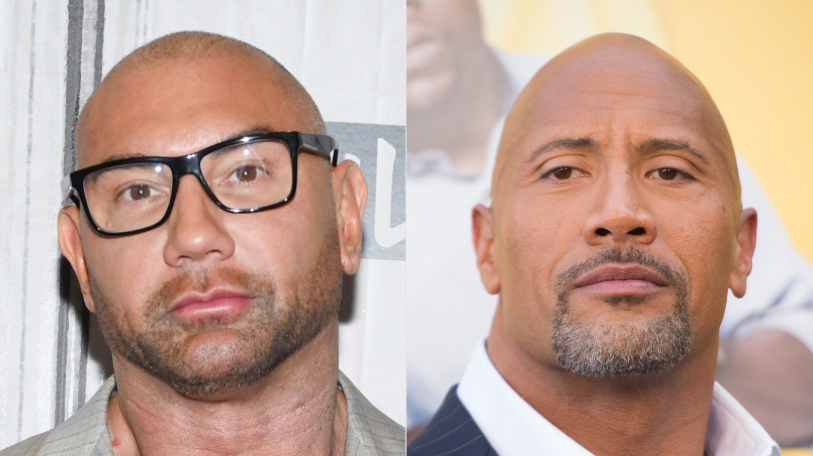 everyones Talking About The Time Dave Bautista Took A Huge Shot At Dwayne Johnson