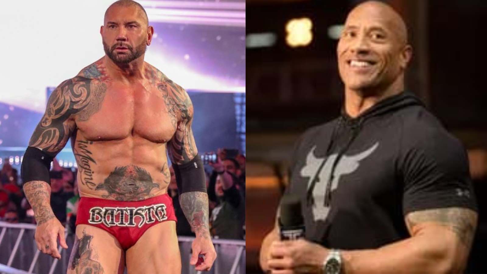 fu No When Dave Bautista Insulted Dwayne Johnson For His Acting Skills  Firstsportz