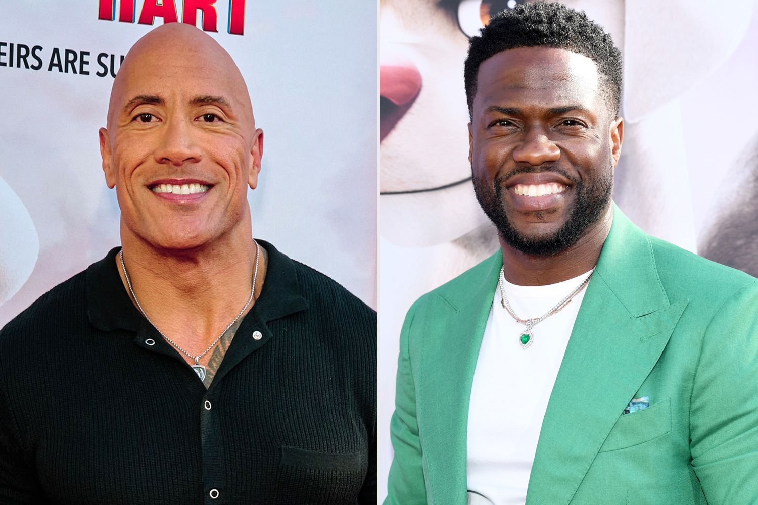 dwayne Johnson Kevin Hart On Gifts For Each Other For Their Birthdays  Peoplecom